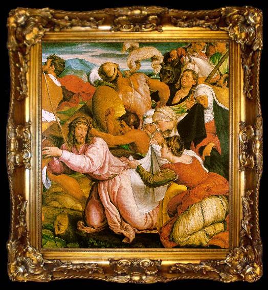 framed  BASSANO, Jacopo The Way to Calvary ww, ta009-2